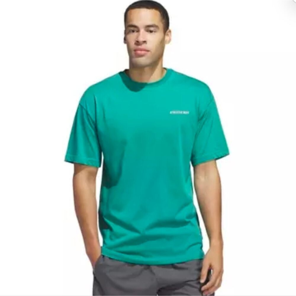 Adidas Athletic Dept. NWOT Oversized T-Shirt, Teal Green Jade, Crew Neck, 2XL